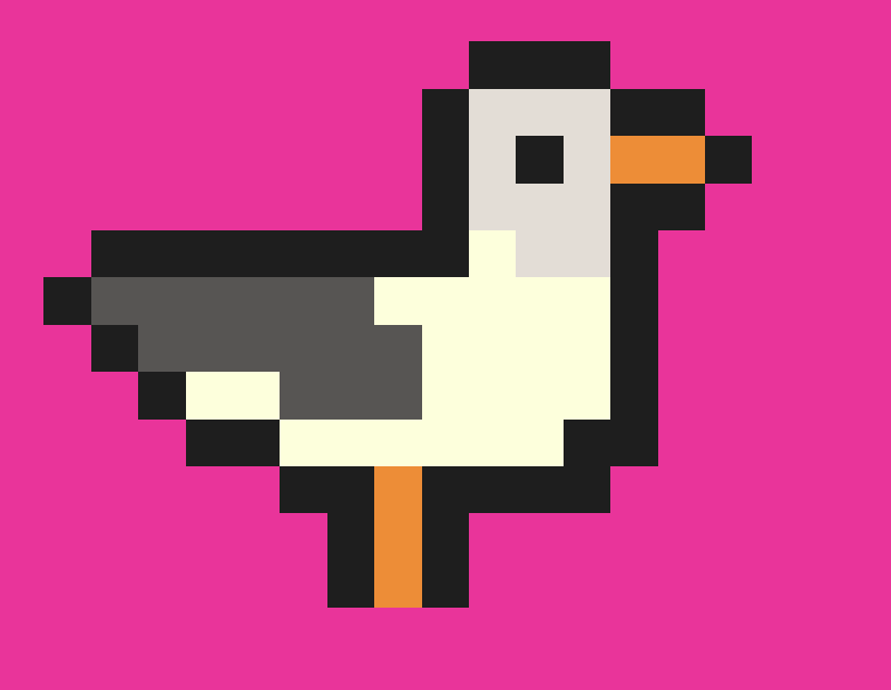 Pixel Seagull