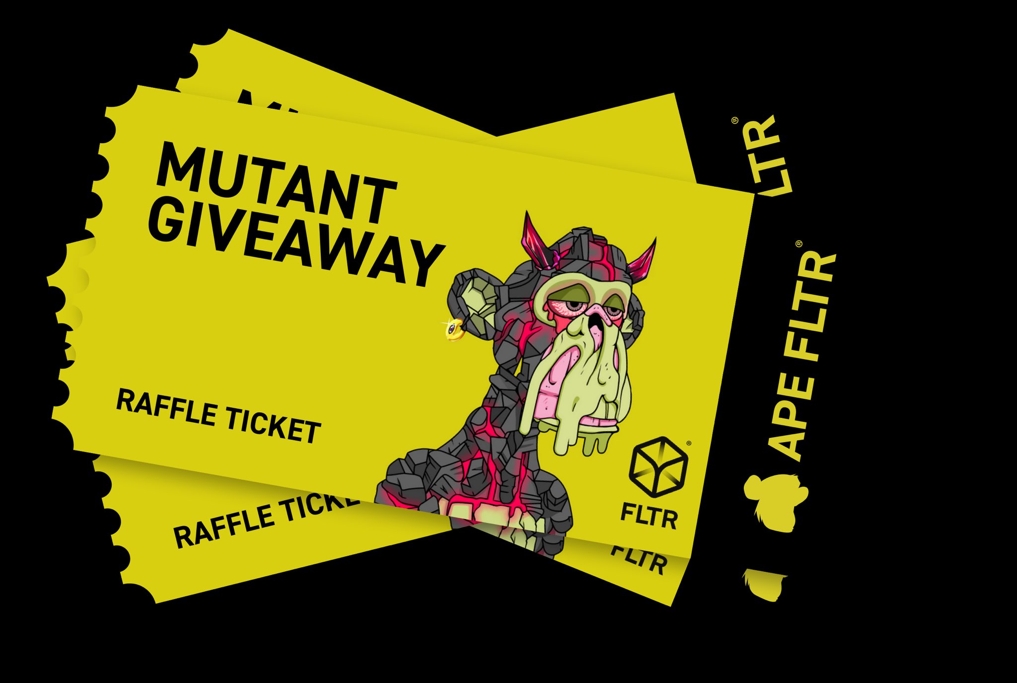 Raffle Ticket Mutant Ape